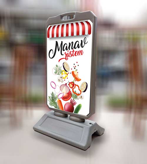 Manav Dubası Modelleri | Sebze Meyve Reklam Dubası